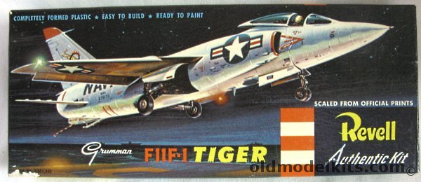 Revell 1/55 Grumman F11F-1 Tiger 'S' Kit - (F11F1), H249-89 plastic model kit